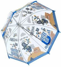 Blooming Brollies Gyermek átlátszó esernyő Pirate Umbrella SBUPIR