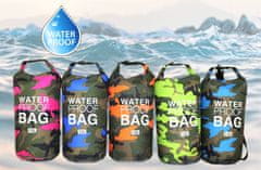 CoolCeny DRY BAG vízálló táska - megvédi a dolgokat a víz előtt - Kék - űrtartalom 10 liter