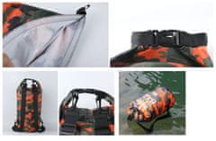 CoolCeny DRY BAG vízálló táska - megvédi a dolgokat a víz előtt - Narancsszínű - űrtartalom 5 liter