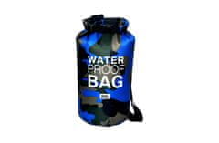 CoolCeny DRY BAG vízálló táska - megvédi a dolgokat a víz előtt - Kék - űrtartalom 5 liter