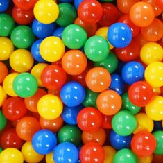 Vidaxl többszínű poliészter gyerek-játszóalagút 250 labdával 245 cm 3107760