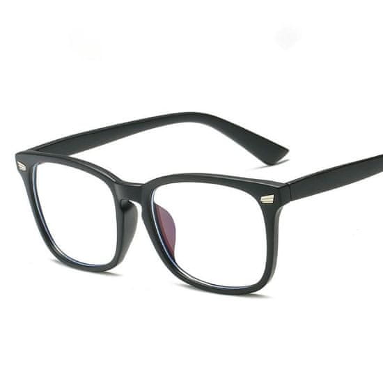 Northix Anti Blue Light szemüveg - Matt fekete