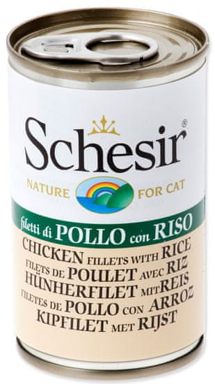 Schesir Konzerv Cat - csirke + rizs 12 x 140g