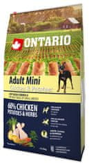 Ontario Adult Mini Chicken & Potatoes Száraz kutyatáp, 6,5 kg
