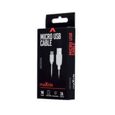 maXlife Micro USB töltőkábel 2A 1m, fehér