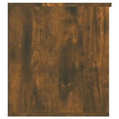 shumee füstös tölgyszínű szerelt fa tárolóláda 84 x 42 x 46 cm