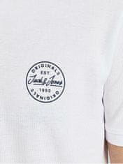 Jack&Jones Férfi pólóing JJESHARK Slim Fit 12205025 White Navy Blazer (Méret M)