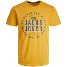 Jack&Jones Férfi póló JJSTAMP Regular Fit 12211446 Harvest Gold (Méret XL)