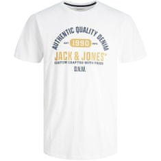 Jack&Jones Férfi póló JJSTAMP Regular Fit 12211446 White (Méret XL)