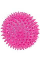 Zolux Kutyajáték BALL SPIKE TPR POP 8cm tüskékkel rózsaszín