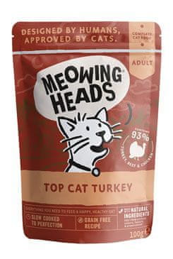 Meowing Heads Top Cat pulyka zseb 100g