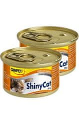 Gimpet macskakonzervek. Shiny Cat csirke + papaya 2x70g