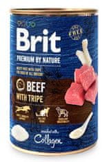 Brit Premium Dog by Nature Cons Marhahús és Tripes 400g