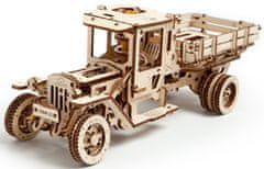 UGEARS 3D fából készült mechanikus puzzle UGM-11 teherautó