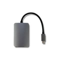Qoltec adapter USB 3.1 C férfi / HDMI női | VGA női