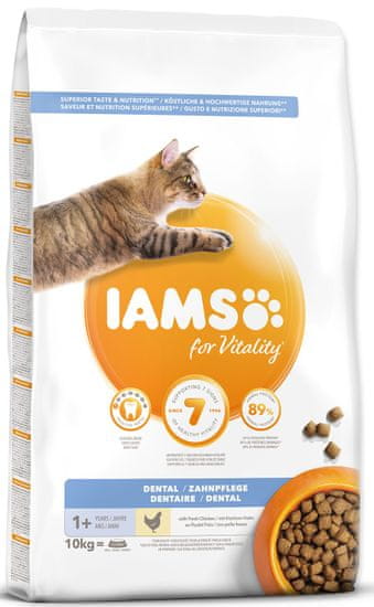IAMS Cat Adult Dental Chicken 10 kg
