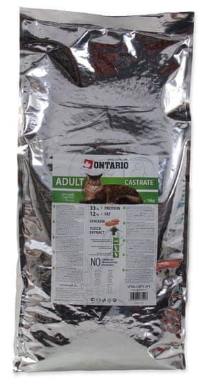 Ontario Castrate macskaeledel - 10 kg