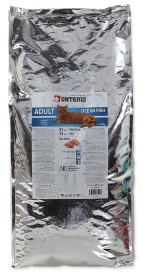 Ontario Adult Ocean Fish macskaeledel - 10 kg
