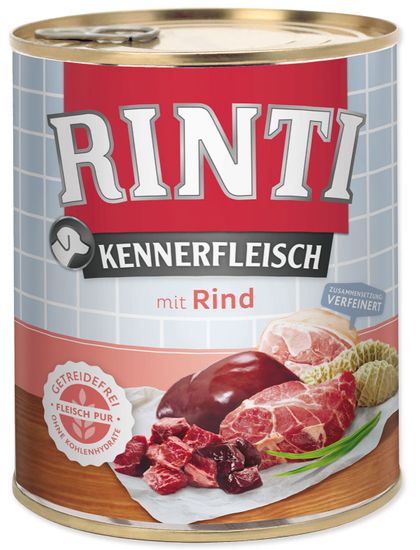 RINTI Kenner Fleisch Adult Marhahús 3 x 800 g