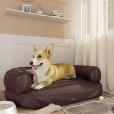 shumee barna ergonomikus műbőr kutyaágy 88 x 65 cm