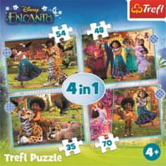 Trefl Puzzle Encanto 4 az 1-ben (35,48,54,70 darab)