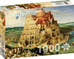 ENJOY Puzzle Pieter Bruegel: Bábel tornya 1000 darab