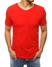 Dstreet férfi alap póló Ismail piros XXL