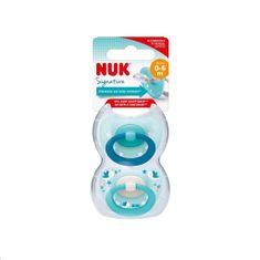 Nuk Signature Soother 0-6m 2db fiú - 0-6m