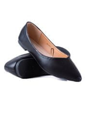 Amiatex Női balerina cipő 89667, fekete, 37