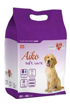 Abszorbens betét kutyáknak Aiko Soft Care 60x58cm 30db