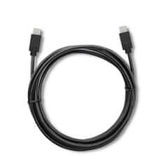 Qoltec USB 3.1 C típusú férfi kábel | USB 3.1 C típusú férfi kábel | 1,4m | Fekete
