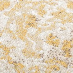Vidaxl sárga lapos szövésű kültéri szőnyeg 80 x 150 cm 317042