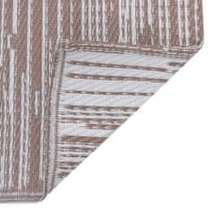 Vidaxl barna PP kültéri szőnyeg 160 x 230 cm 310442