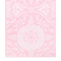 Vidaxl rózsaszín PP kültéri szőnyeg 80 x 150 cm 310456