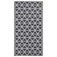 Vidaxl fekete PP kültéri szőnyeg 160 x 230 cm 310418