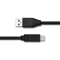 Qoltec USB 3.1 kábel C típusú férfi | USB 3.0 A férfi | 1,2m
