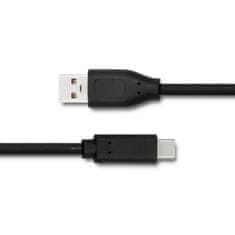 Qoltec USB 3.1 C típusú férfi | USB 2.0 A férfi | 0,25 m kábel