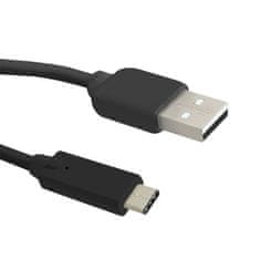 Qoltec USB 3.1 C típusú férfi | USB 2.0 A férfi | 1,8 m kábel