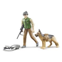 BRUDER Figurás vadász kutyával
