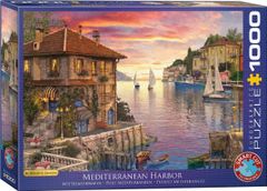 EuroGraphics Puzzle mediterrán kikötő 1000 db