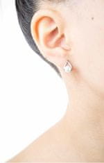 MOISS Bájos ezüst fülbevaló gyöngyökkel és cirkónium kővel EP000179