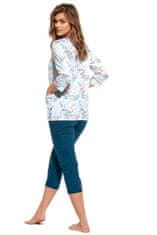 Cornette Női pizsama 447/229 Dahlia, világos kék, L