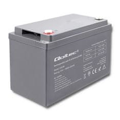 Qoltec AGM akkumulátor | 12V | 100Ah | max 1200A