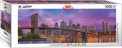 EuroGraphics Panoráma puzzle Brooklyn Bridge, New York 1000 darab