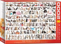 EuroGraphics Rejtvény macskák világa 2000 darab