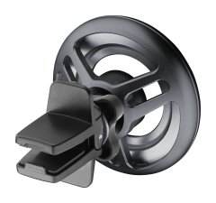 CellularLine Touch Mag ventilátorrácsra rögzíthető mágneses telefontartó MagSafe támogatással MAGSFHOLDERVENTK, fekete