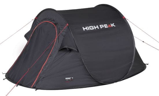 High Peak Vision 2 sátor, fekete