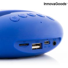 InnovaGoods Vezeték nélküli hangszóró telefontartóval Sonodock, kék