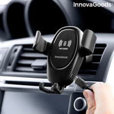 InnovaGoods Mobiltelefon tartó Qi vezeték nélküli autós töltővel Wolder