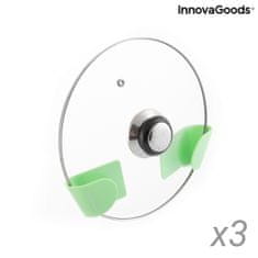 InnovaGoods 3 darabos ragasztótartó készlet Smarack konyhai fedelekhez